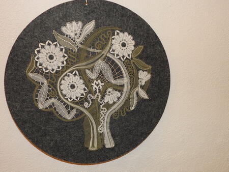 V Galeriji so bili na ogled čudoviti izdelki klekljaric